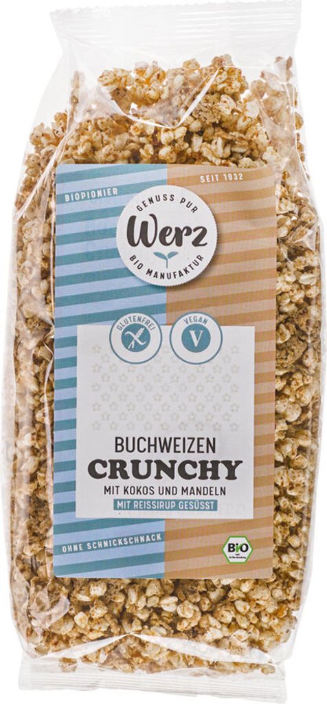 Werz Buchweizen Crunchy Vollkorn Knuspermüsli, 200 g, Produktbild 
