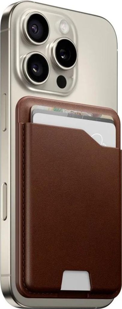 Nomad Magsafe Cuir Card Portefeuille avec Find My – Intégré Image du produit 