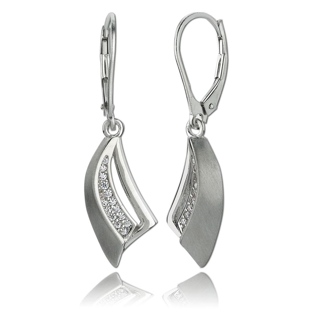 Balia Ohrhänger 4cm Silber 925 weiß, silber Damen Schmuck BAO0034SW
