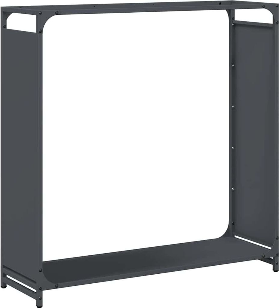 Brennholzregal Anthrazit 90x28x90 cm Kaltgewalzter Stahl