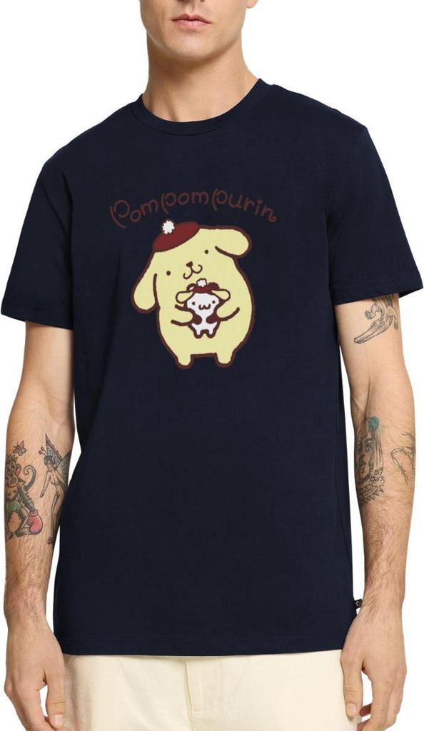 Spreadshirt Pompompurin & Muffin Verkleidet Männer Premium T-Shirt, 4XL, Navy