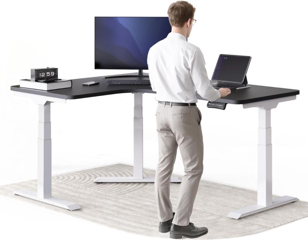 DESKSPACE CORNER Schreibtisch, Elektrisch höhenverstellbar, Produktbild 