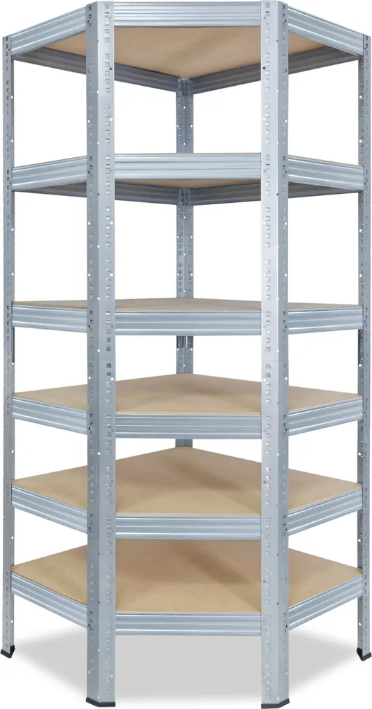 Étagère de garage galvanisée shelfplaza PRO 6 niveaux charge 166 kg