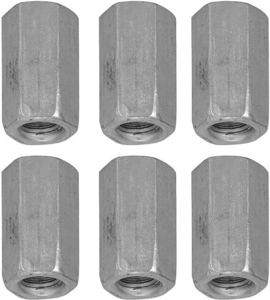 Vis à tête cruciforme 6 mm en zinc doré, lot de 10 pièces robustes