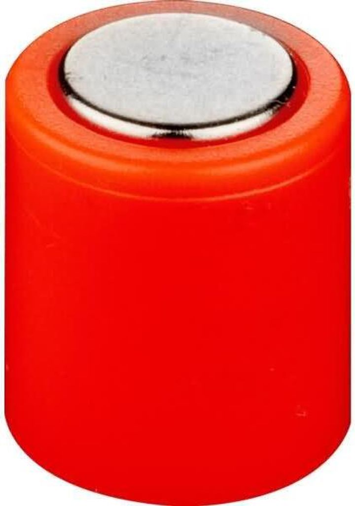 Magnet Power Zylinder 14x19mm VE=50 Stück hellrot