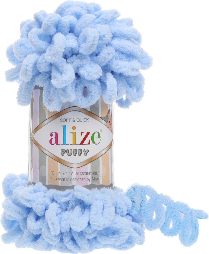 Alize Puffy (100g/9m) 183 hellblau Obrázek produktu 2