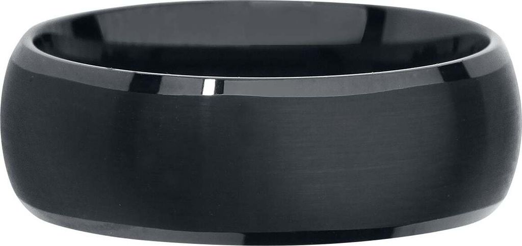 etNox Ring Uni Black Tungsten schwarz 62