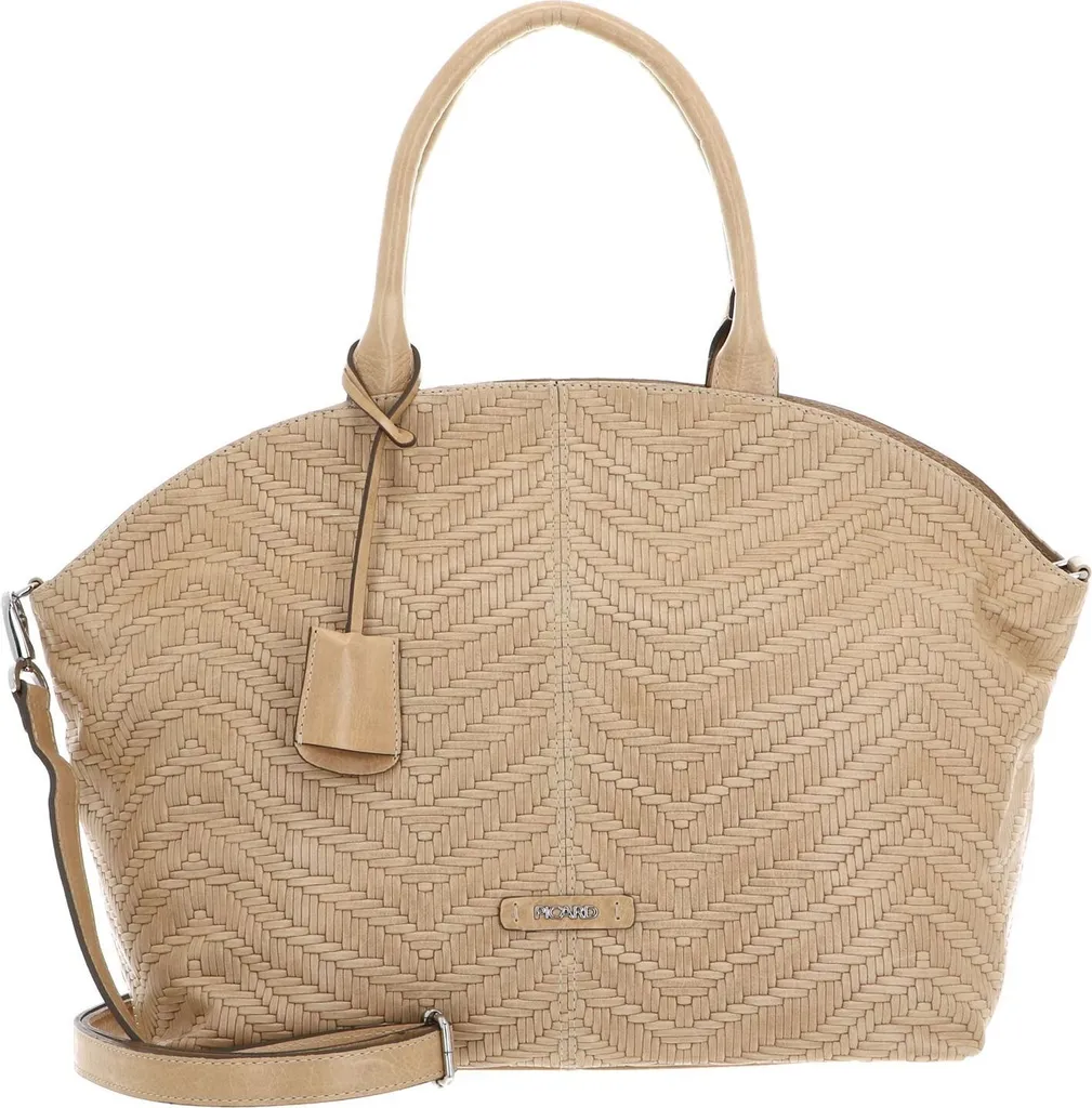 Sac shopper PICARD Sunshine Shopper Cookie beige en cuir véritable