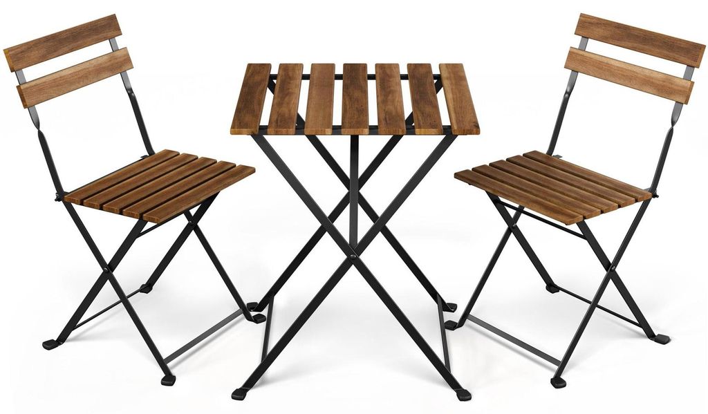 di volio Balkonmöbel Set SPOLETI – 3-teilige Sitzgruppe Produktbild 