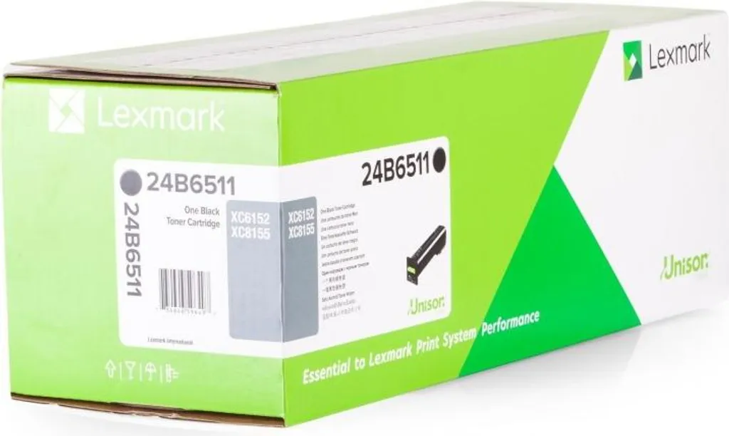 Toner noir Lexmark 24B6511 d'origine à haute régularité