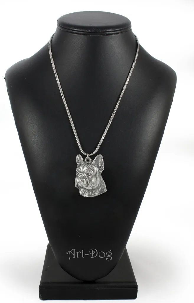 Collana Bulldog Francese II Argento Art-Dog - Pendente Design Esclusivo