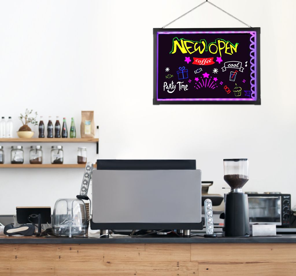 50x70cm LED psací deska Light Board Reklamní deska Obrázek produktu 5