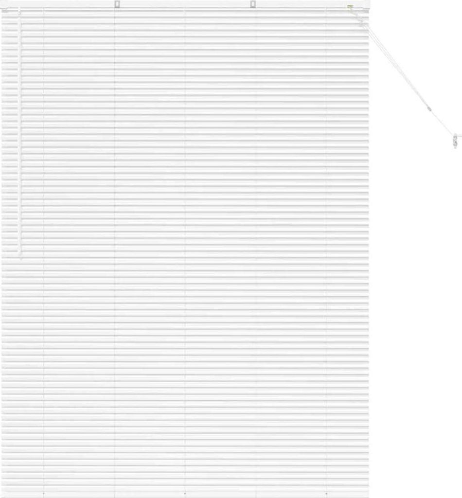 vidaXL Balkenjalousien Weiß 175 x 135 cm Aluminium Produktbild 