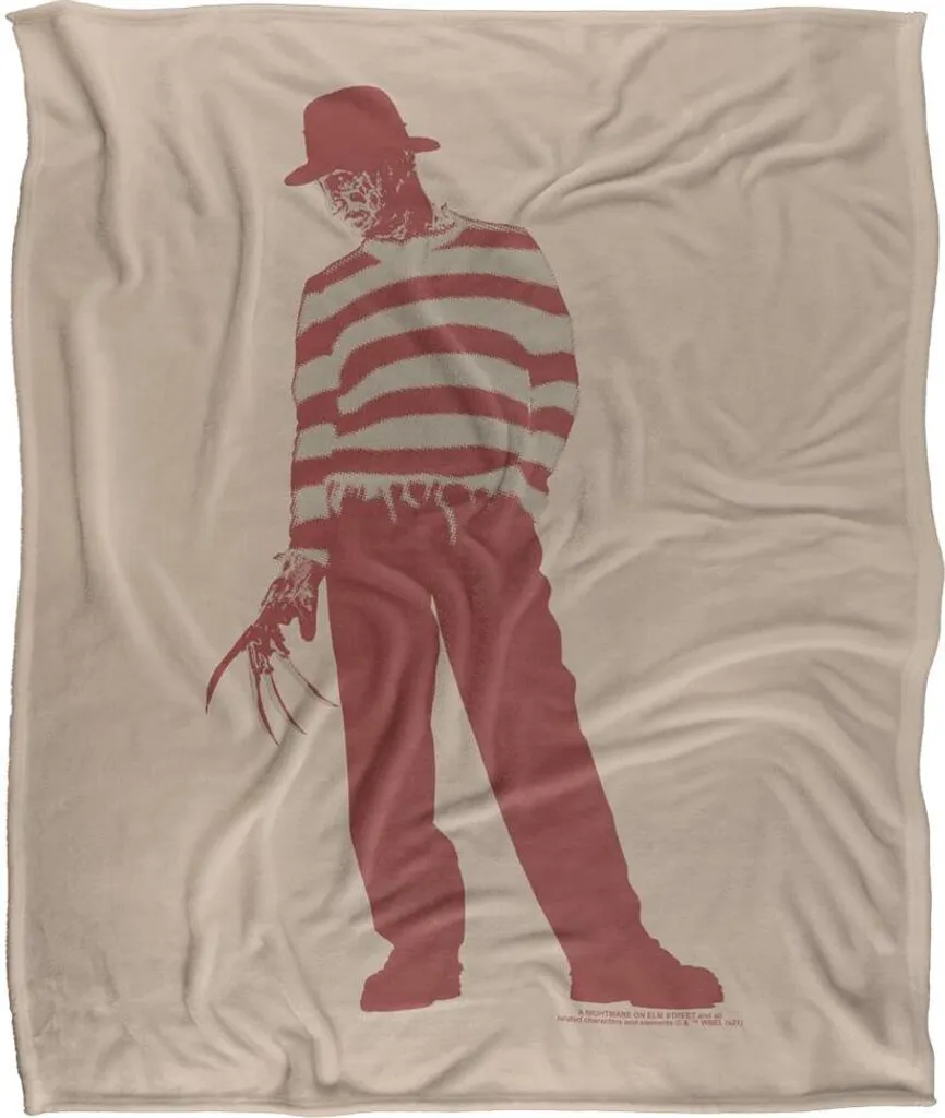 Couverture Nightmare On Elm Street TV18802 - Plaid Freddy Krueger 150x200