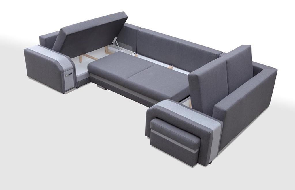 XXL Wohnlandschaft Ecksofa Sofa Couch Polster Garnitur Ecke Designer U-Form Neu