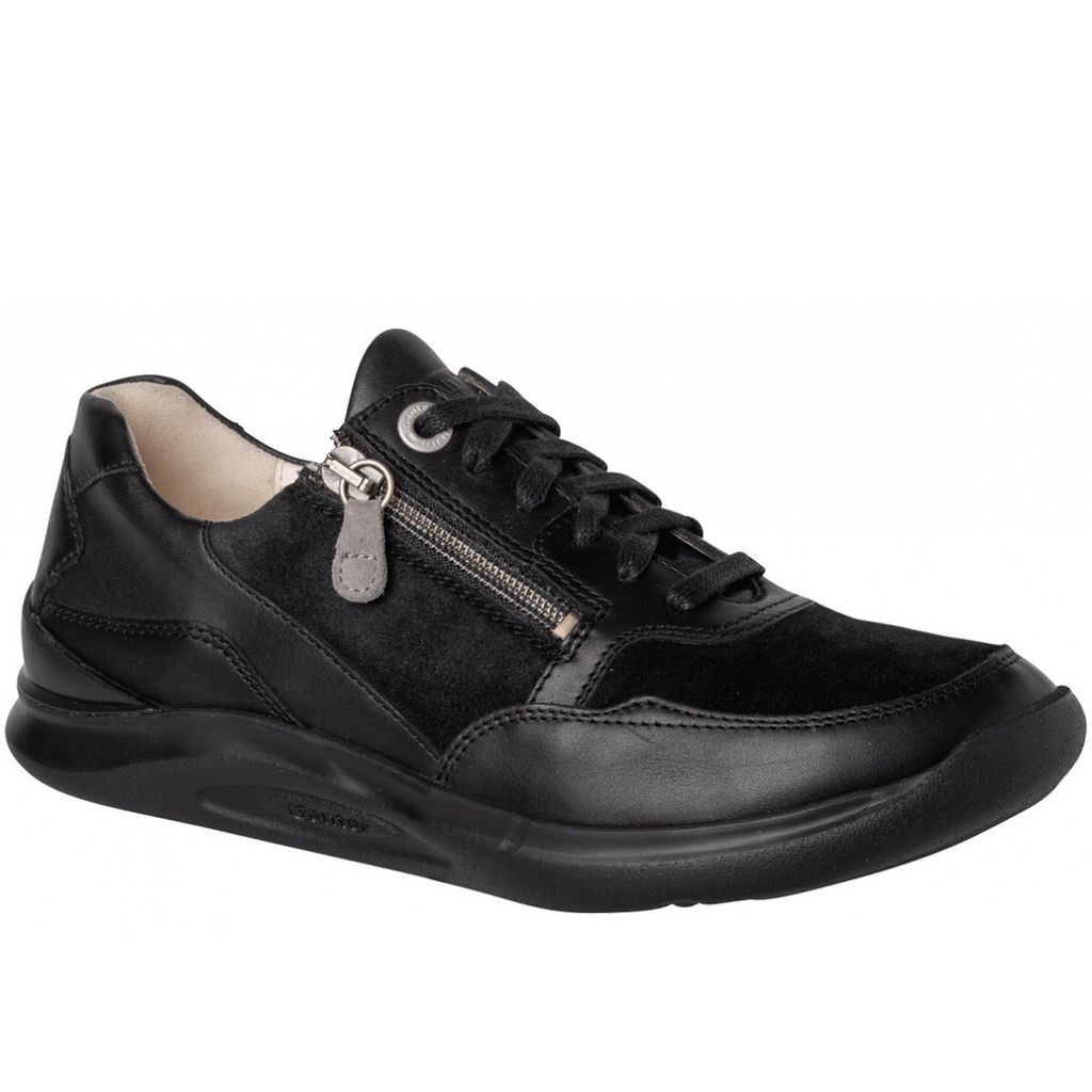 Ganter Damen Schnürer in Schwarz, Größe 7
