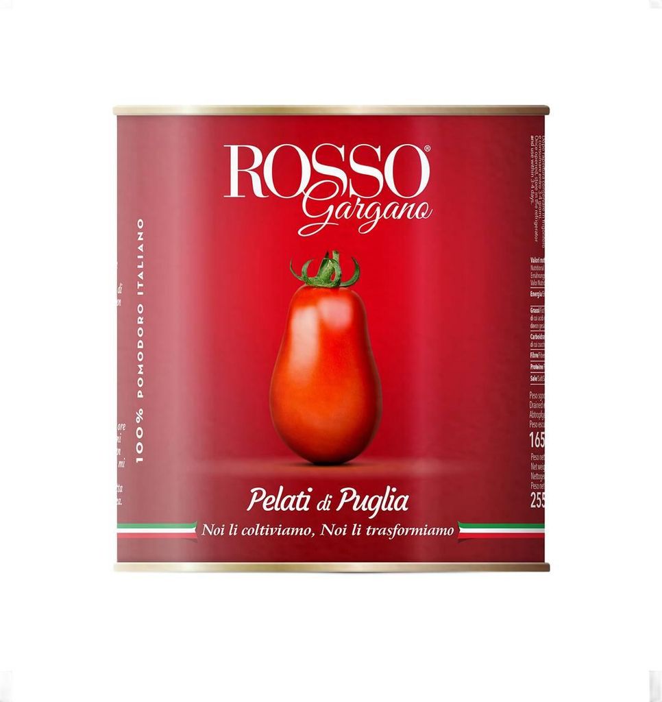 Rosso Gargano Pelati di Puglia 2,5 kg italské rajčata Obrázek produktu 