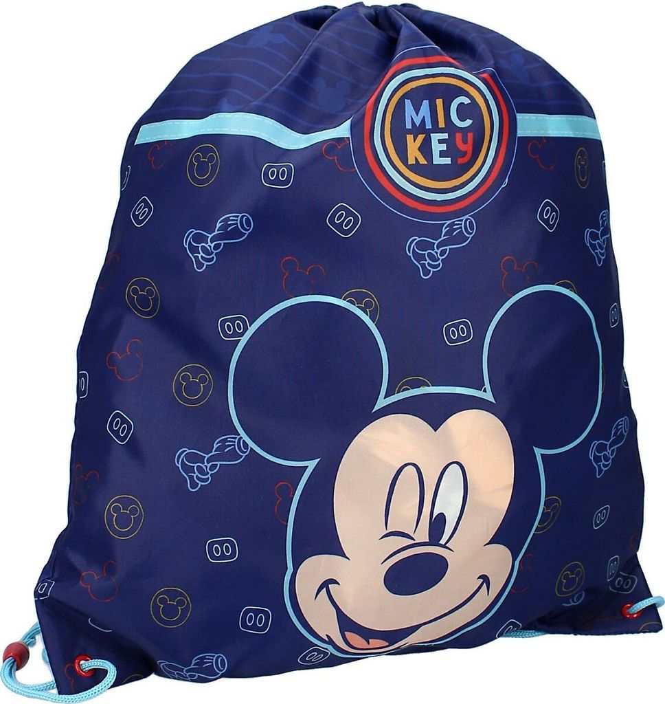 Turnbeutel Mickey Mouse junior 1,6 Liter Polyester blau Produktbild 