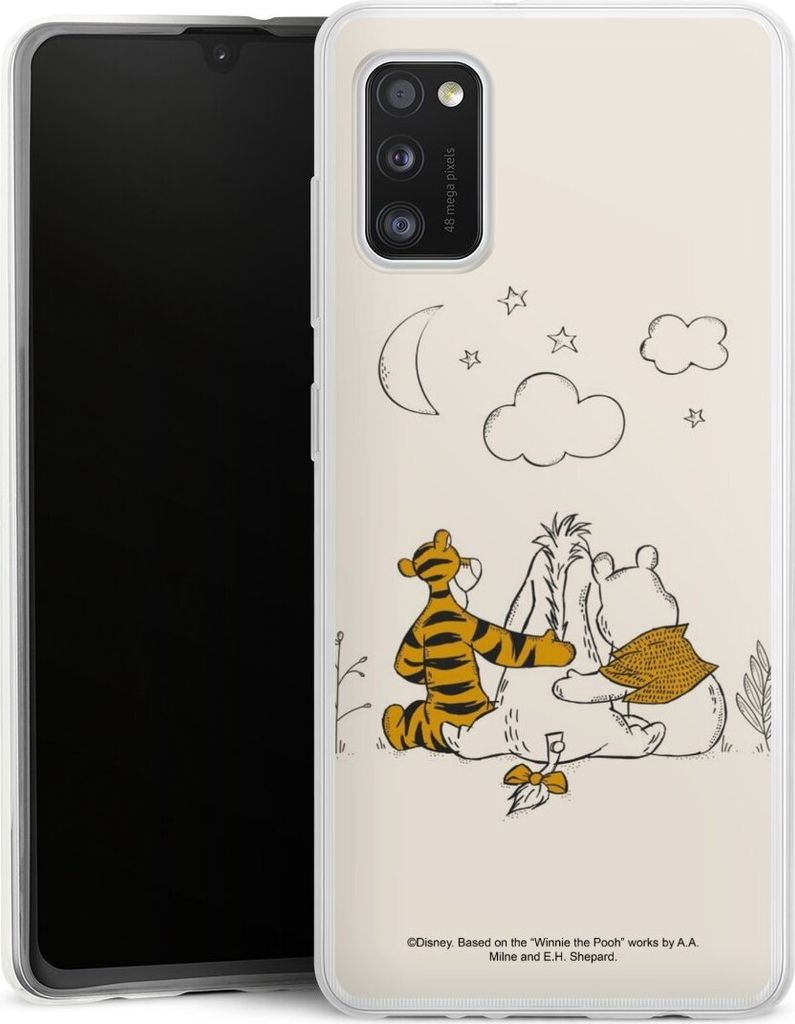 DeinDesign Slim Hülle für Samsung Galaxy A41 Silikon Case Ultra Dünn Handyhülle Disney Offizielles Lizenzprodukt Winnie Puuh