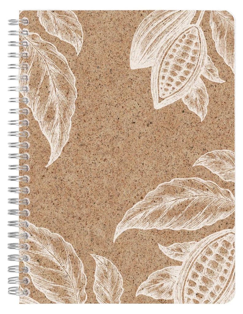 Clairefontaine Cocoa, Spiralheft A5 74Bl lin+Rd st