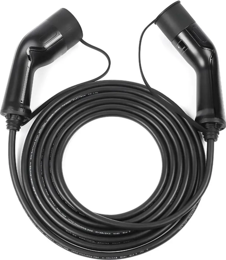 Câble recharge voiture électrique triphasé 16A idéal Wallbox EV