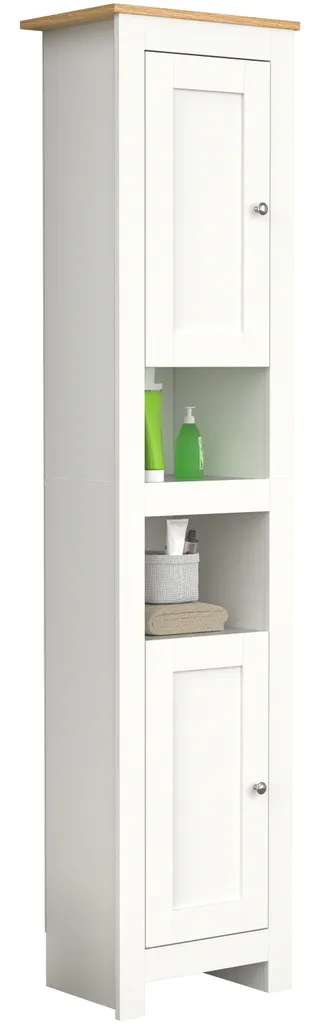 Colonne de Salle de Bain Balusa Meuble de Rangement Haut 180x42cm