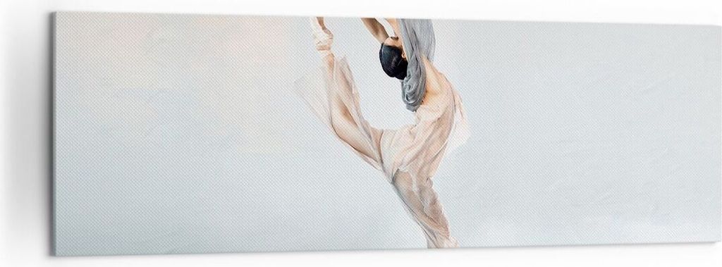 Bild auf Leinwand - Leinwandbild - Einteilig - Tanz Frau Ballerina - 160x50cm - Wand Bild - Wanddeko - Wandbilder - Leinwanddruck - Bilder - Wandde...