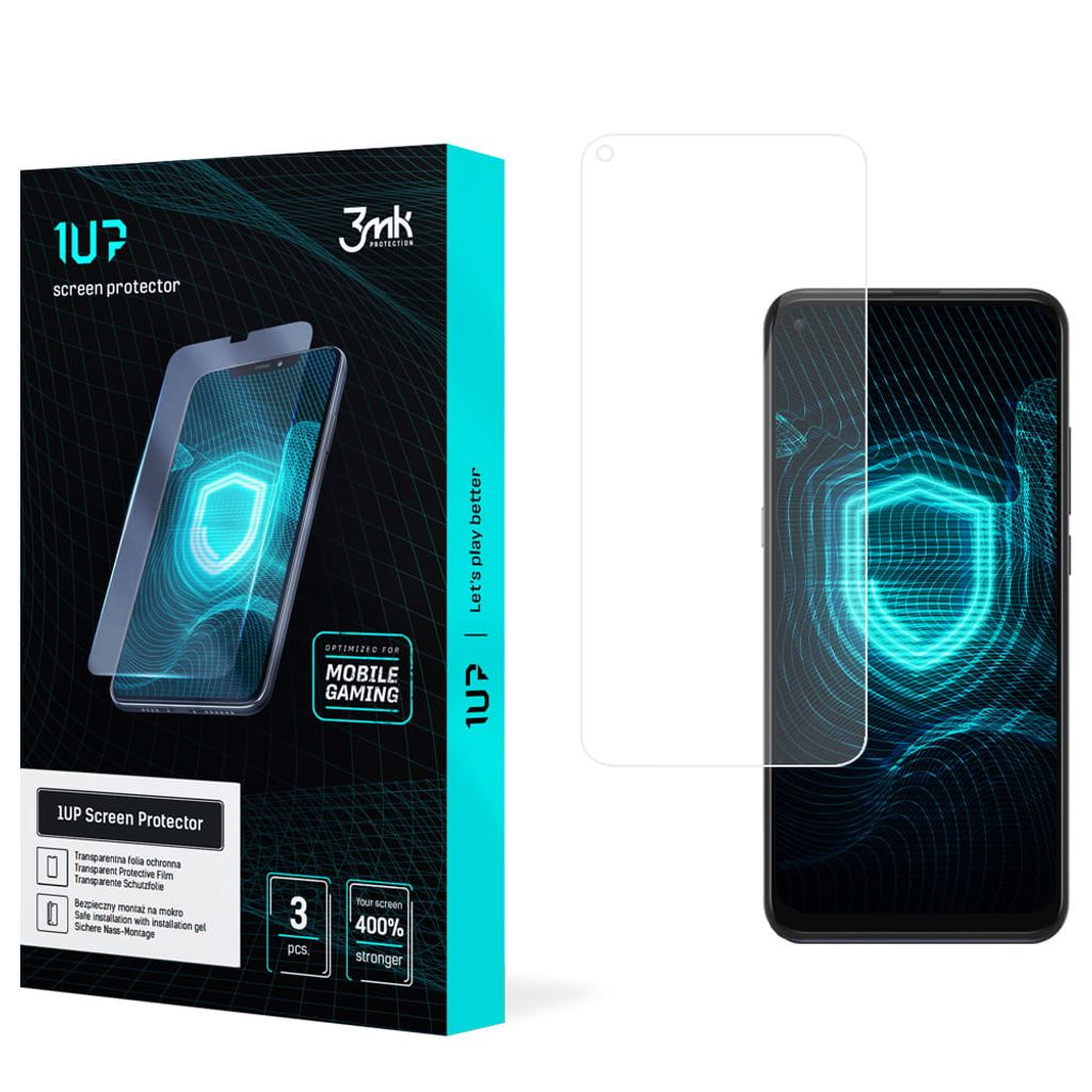3mk Display Schutzfolie 1UP für TCL 10 5G transparent Produktbild 
