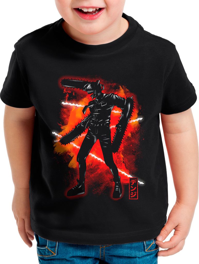 style3 Cosmic Hunter Kinder T-Shirt denji man anime manga cosplay chainsaw devil