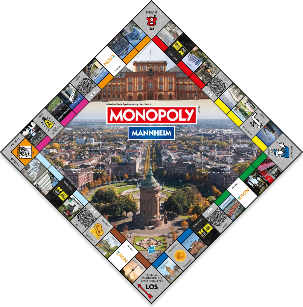 Monopoly Mannheim : Jeu de Société Idéal pour Soirées et Cadeaux Originaux