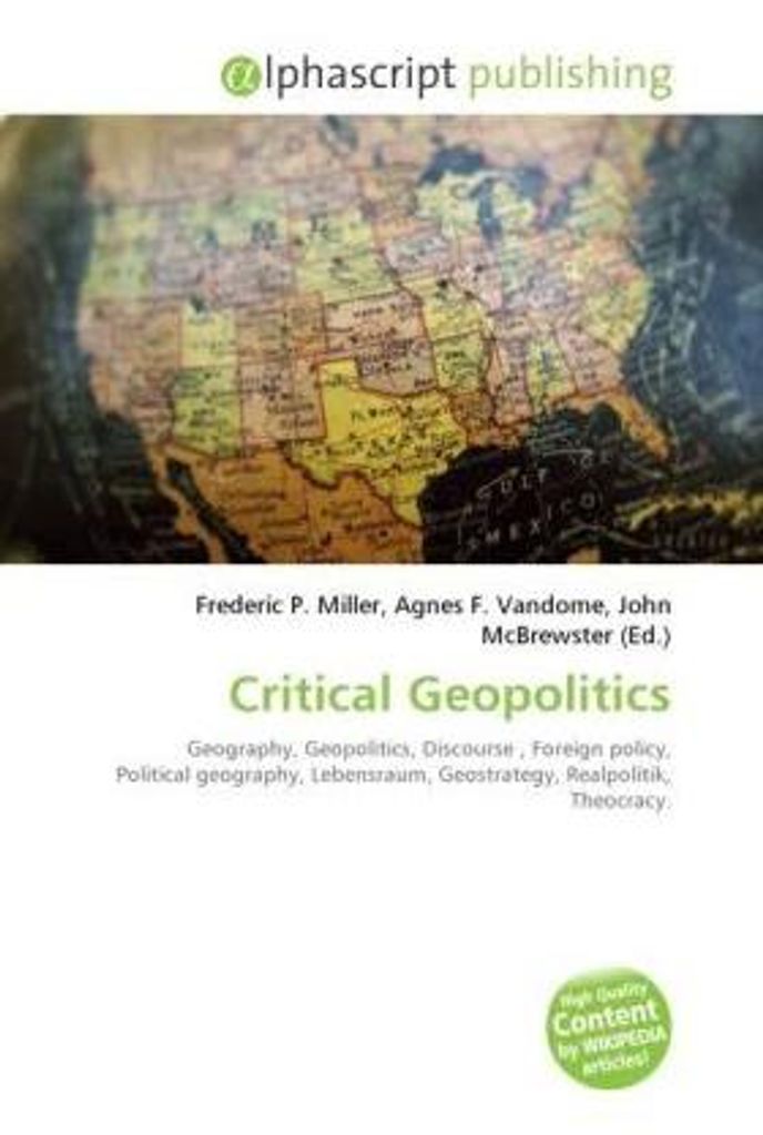Critical Geopolitics