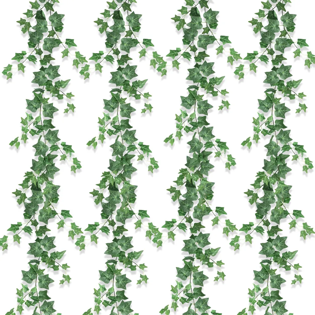 Guirlande lierre artificielle 2m en éléments séparés, aspect naturel