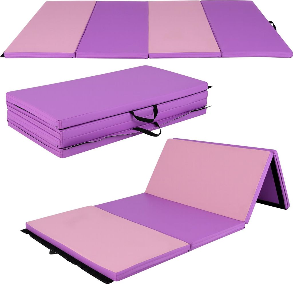 Miękka mata podłogowa COSTWAY 240x120x5cm, składana mata Zdjęcie produktu 