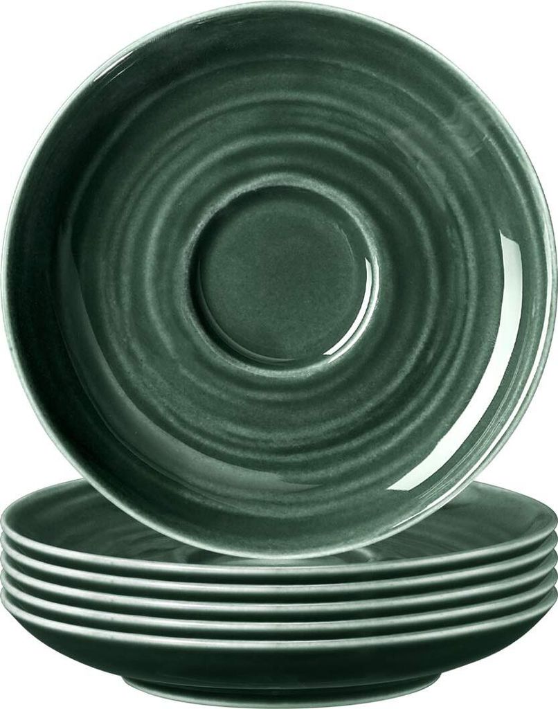 Seltmann Weiden Terra Espressountertasse ø 12 cm moosgrün 6er Set