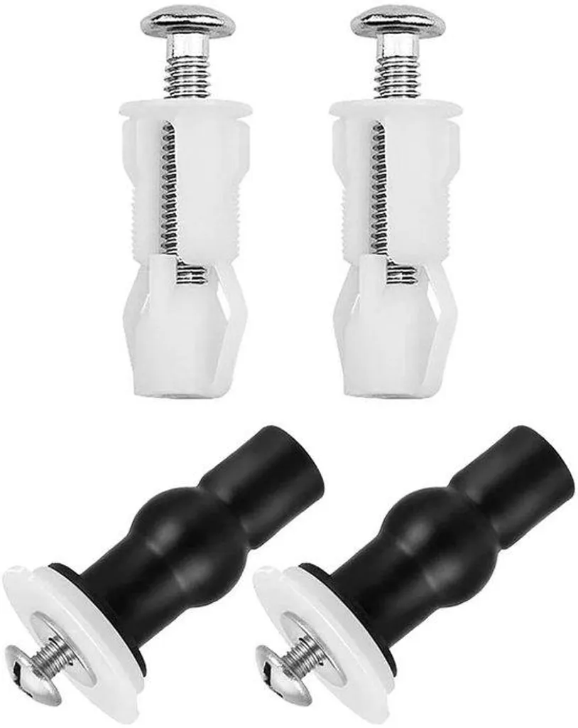 Vis de fixation pour siège de WC robustes - Montage facile et kit complet