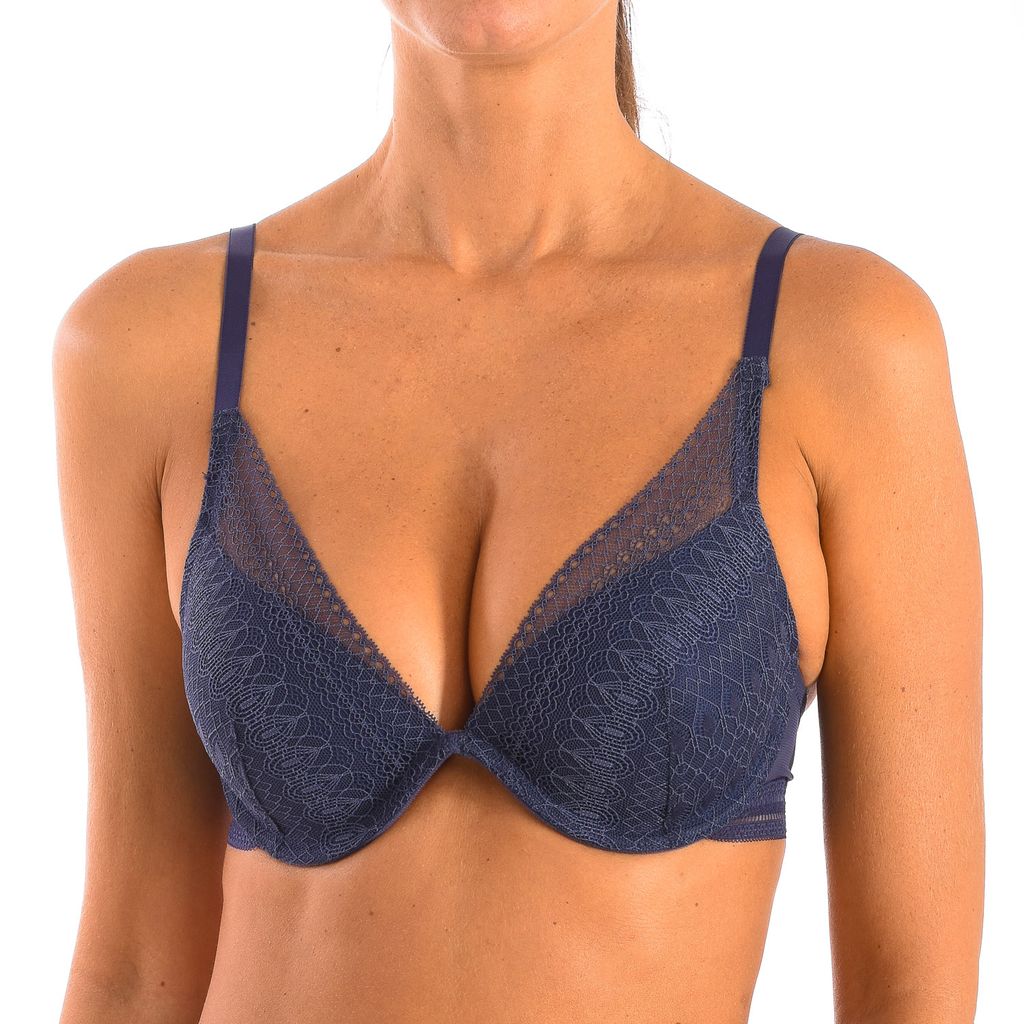 Selene Damen-Bralette aus gehäkelter Spitze mit Bügel und Polsterung MARTINA