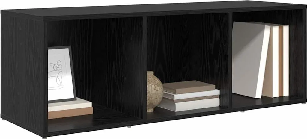 Mobile porta TV Nero 72x35x37 cm in Legno - Robusto e Moderno