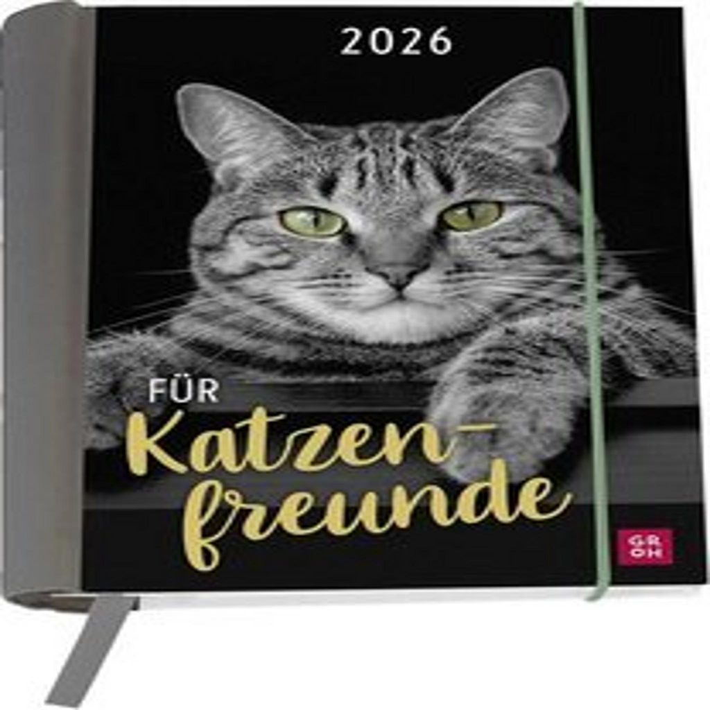 Buchkalender 2026: Für Katzenfreunde: Katzenkalender, Jahreskalender