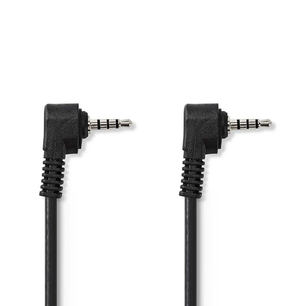 Cavo Audio Jack 3.5mm Maschio Maschio 1m | Cavo AUX Nero per Auto e PC