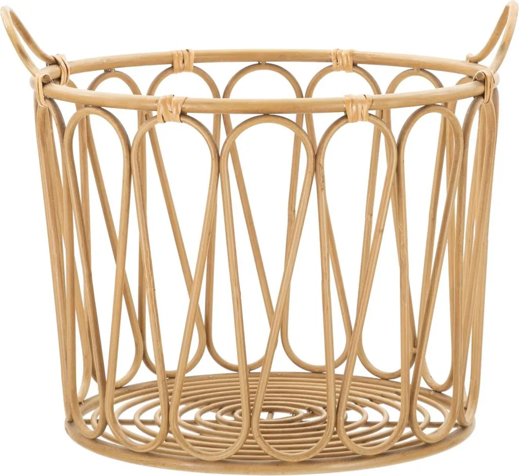 Corbeille à Linge ou Jouets Panama Marron 50cm - Panier Polyvalent XL
