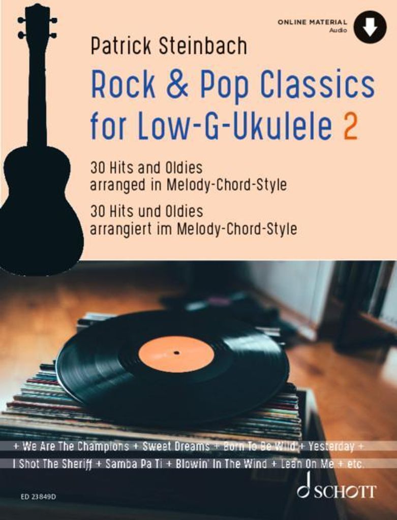 Rock & Pop Classics for \Low G\"-Ukulele"