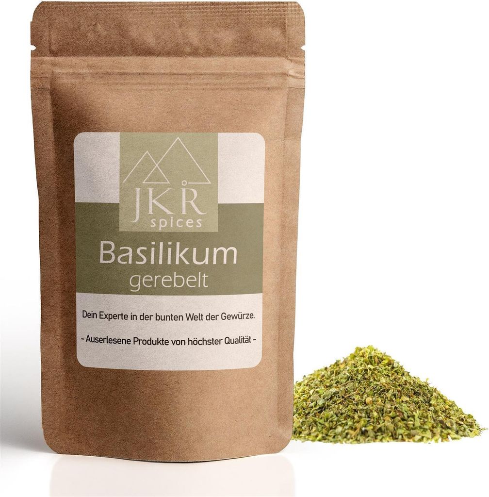 Basilikum gerebelt 1000g Produktbild 