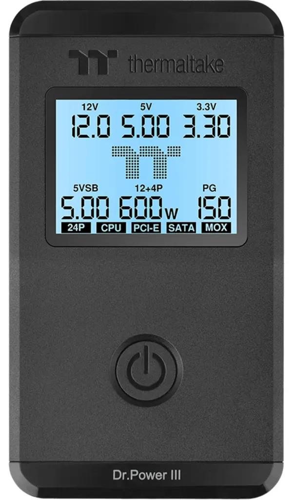 Testeur d'alimentation numérique Dr. Power III Thermaltake noir