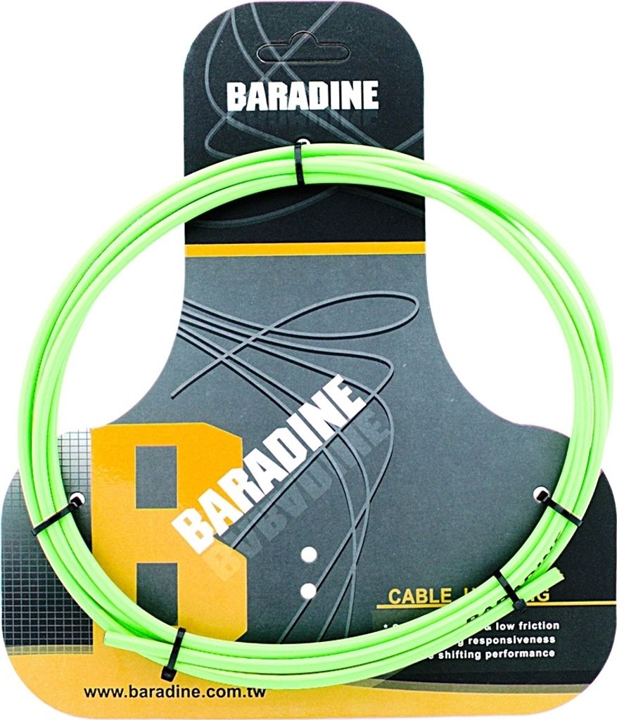 BARADINE Kettenschaltung Gehäuse GRÜN 2.2m für 1 Fahrrad