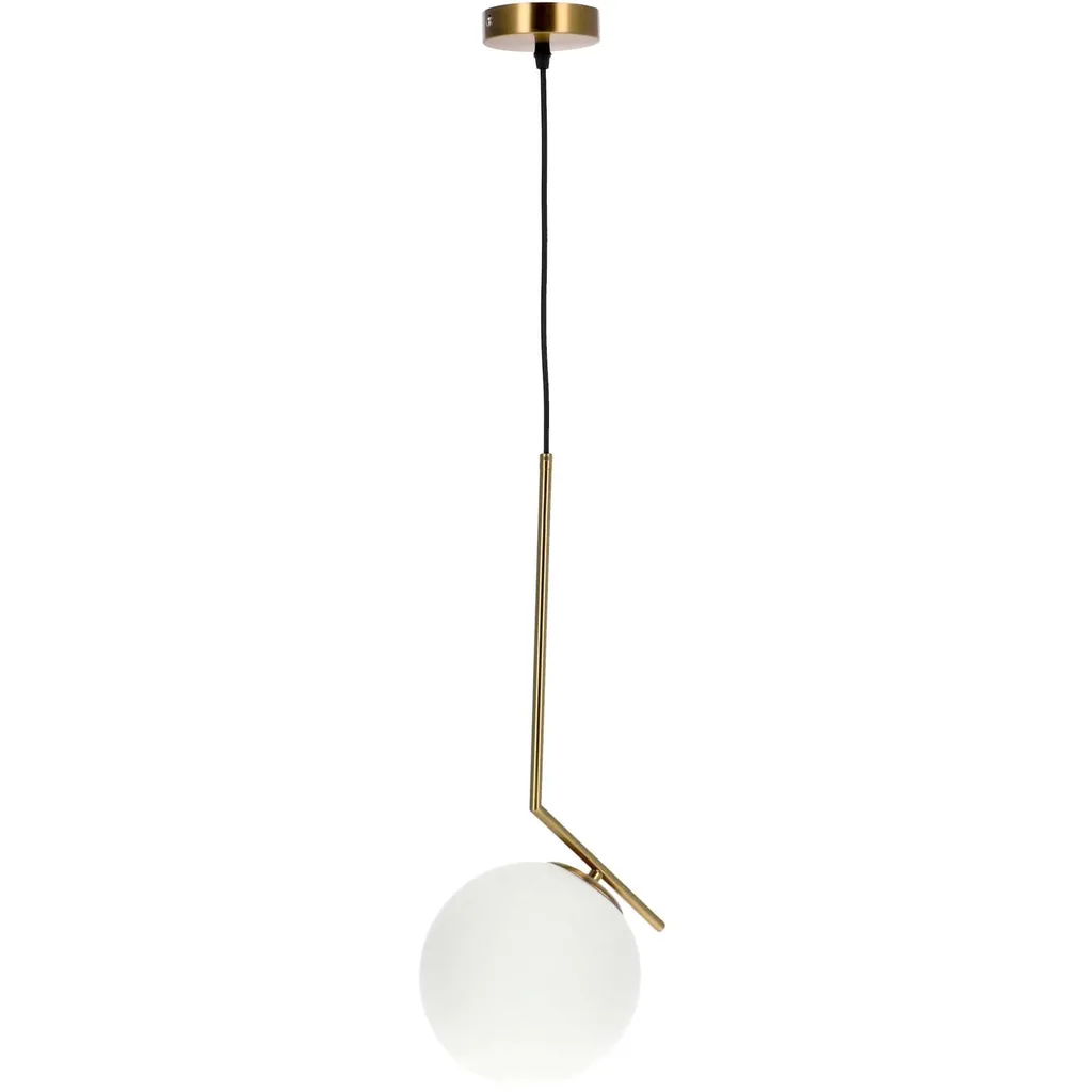 Suspension Moderne Blanc Or EDO777202 - Éclairage Chic Douille E27