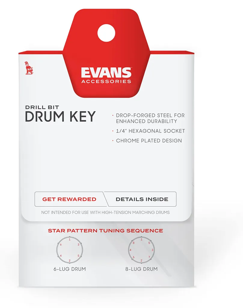Dites stop à l'accordage lent avec le foret de clé de fût Evans DABK