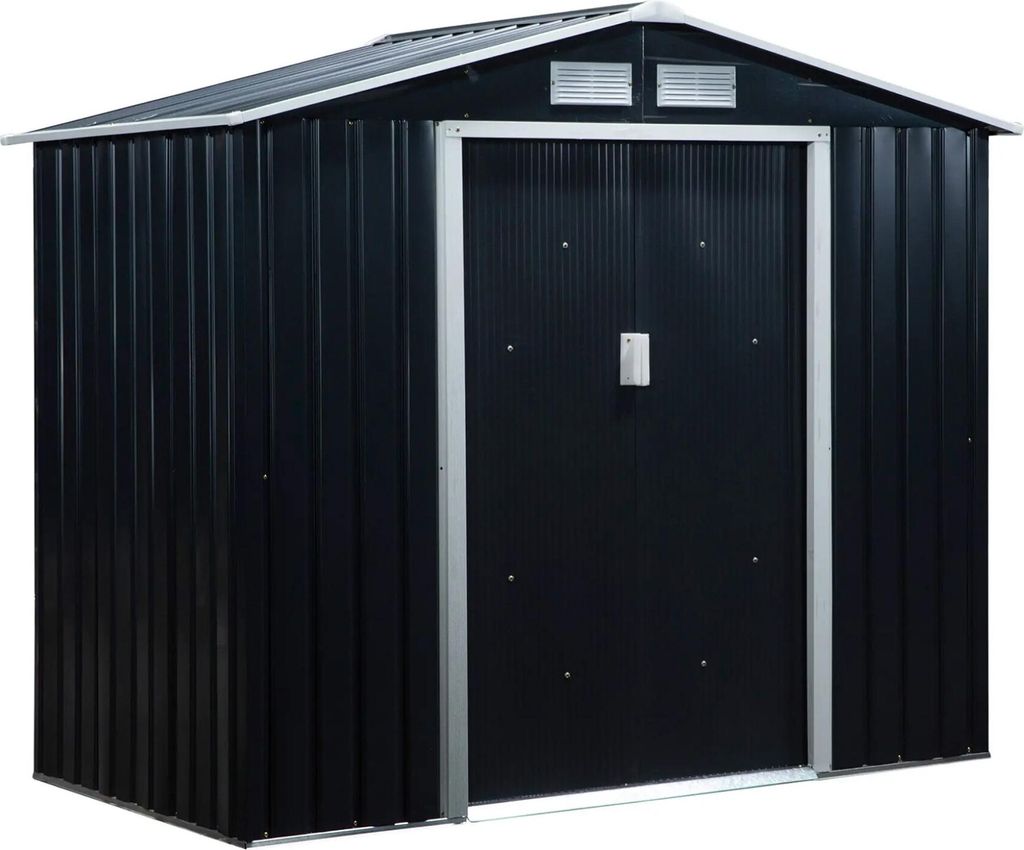 Aga Domek ogrodowy 213x130x185 cm Czarny Zdjęcie produktu 