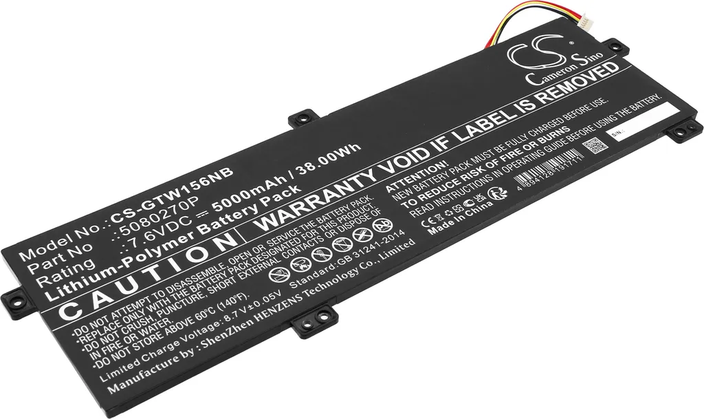 Batteria Notebook Gateway GWTN156-11BK | Ricambio TECHTEK 5000mAh
