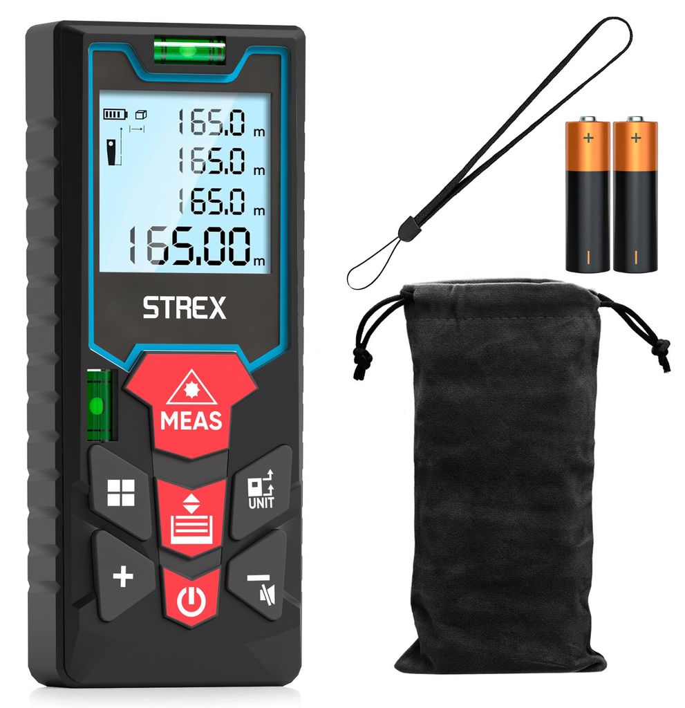 Strex Misuratore di Distanza Laser 60m - Telemetro Laser - Immagine del prodotto 