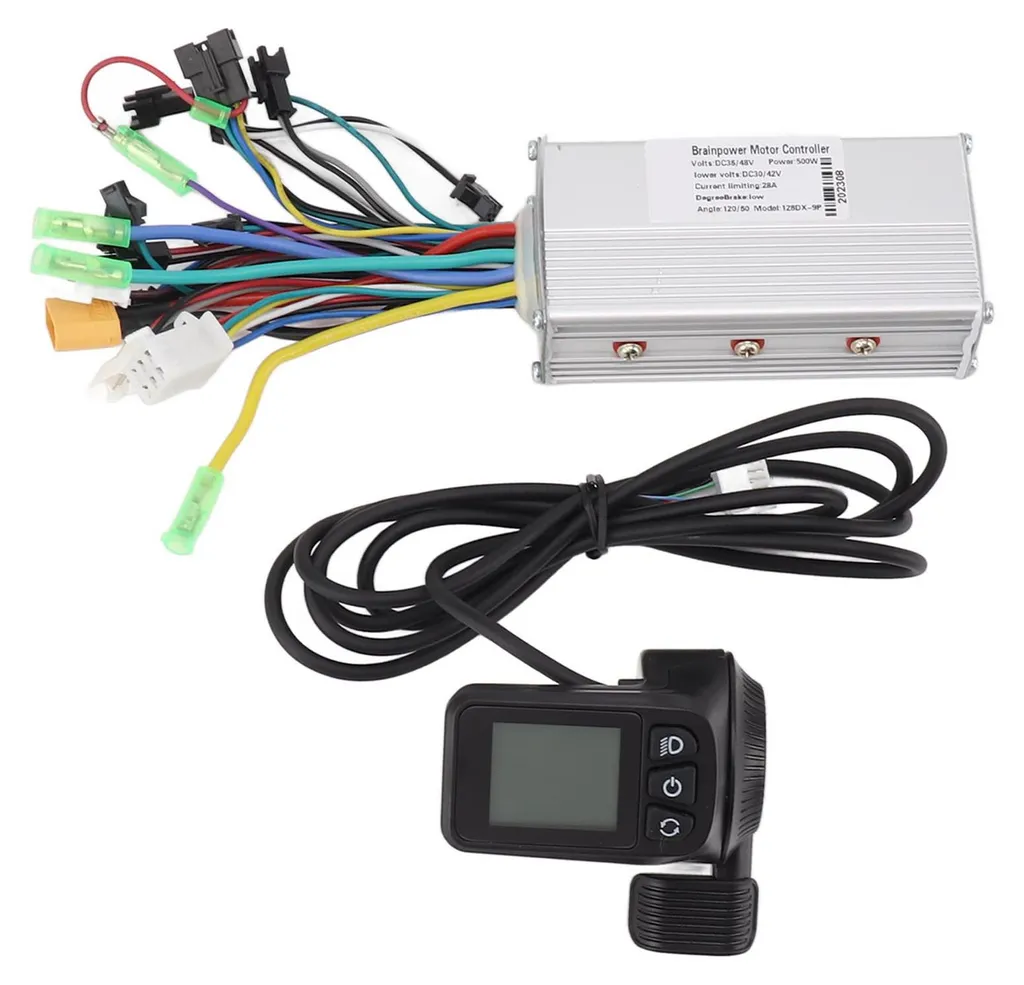Kit de Conversion Vélo Électrique 500W avec Contrôleur Étanche 128DX